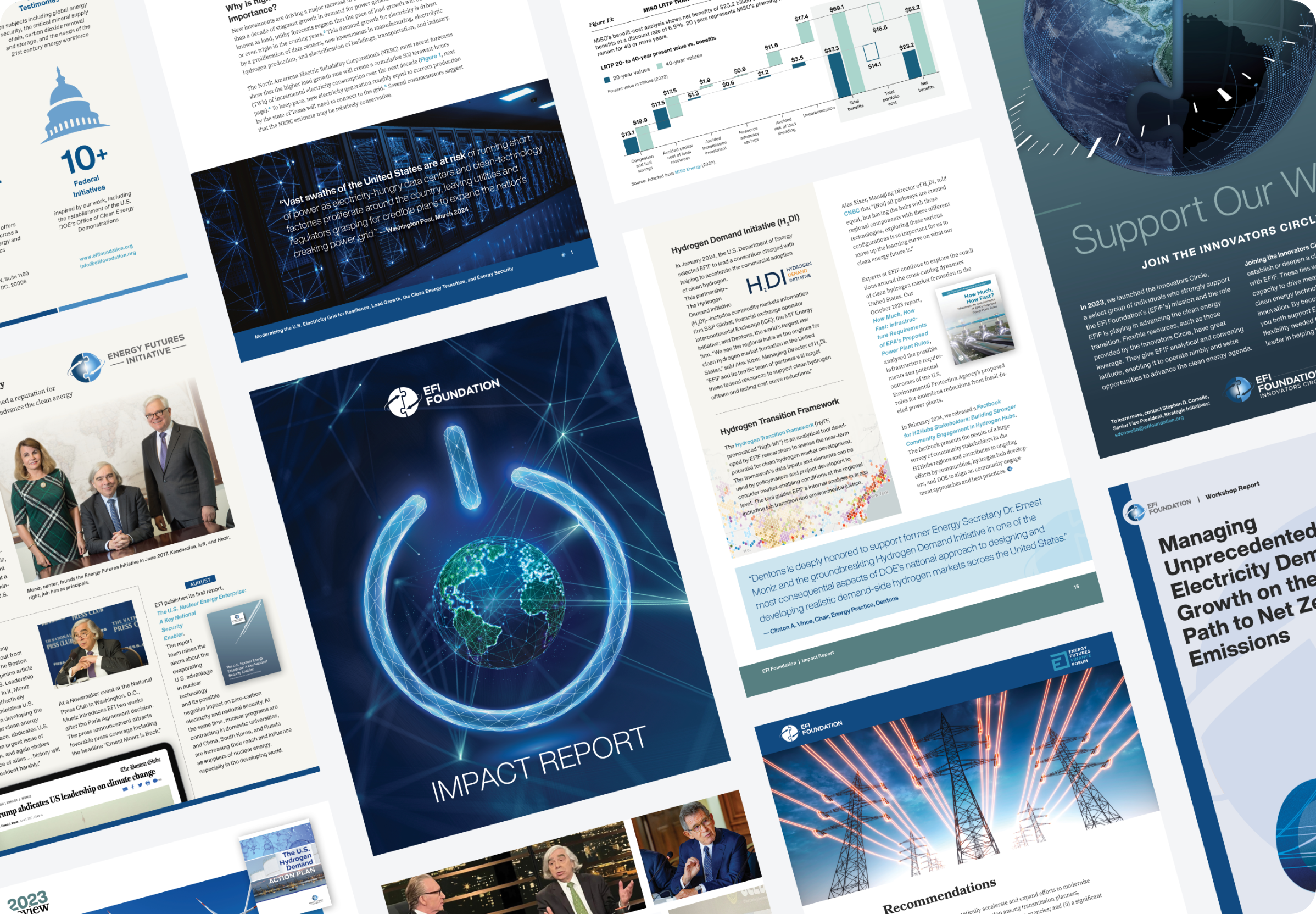 Impact report pages